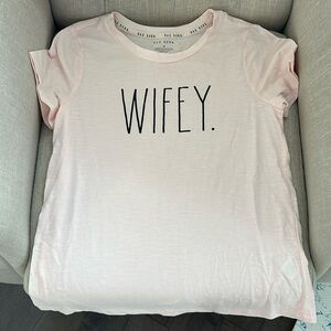 NWOT Rae Dunn Wifey T-Shirt - Size Medium